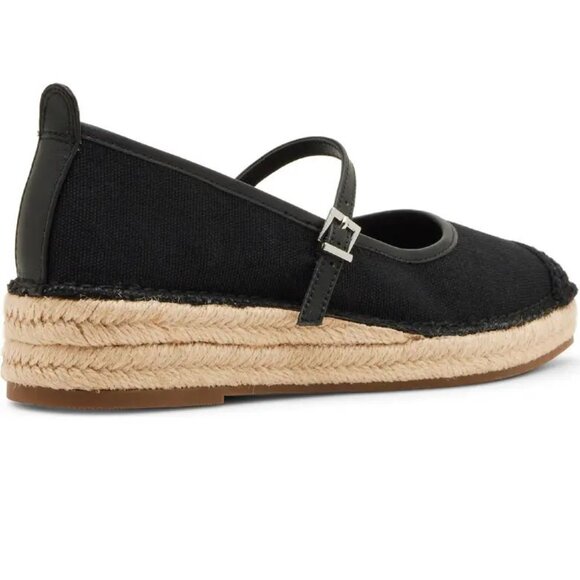 BLONDO Haizley Waterproof Espadrille Mary Jane Flats Shoes Size 7 Black NEW - Picture 4 of 13